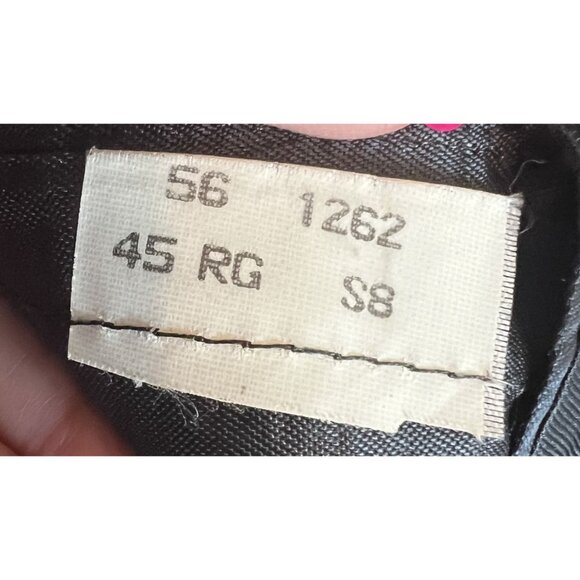 Brooks Brothers Brooksease Mens Wool Blazer Jacket 45 RG Navy Gold Button - Picture 6 of 8